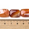 Natural Striped Agate/Banded Agate Beads Strands G-B137-B01-01G-5