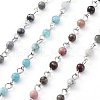Handmade Gemstone Beaded Chains AJEW-JB00512-1