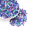 6/0 Opaque Colours Glass Seed Beads SEED-N007-18D-1