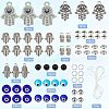 SUNNYCLUE DIY Hamsa Hand with Evil Eye Bracelets Making Kits DIY-SC0020-39-2