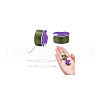  2 Rolls Special Coated Polyester Beading Threads OCOR-NB0002-06E-8