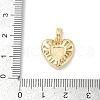 Brass Micro Pave Clear Cubic Zirconia Pendants KK-R213-06G-03-3