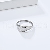 Heart 304 Stainless Steel Finger Rings for Women FS-WGDCCF4-15-1