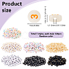 SOFPLATE 840Pcs 7 Styles Opaque Acrylic Beads OACR-SP0001-27-2