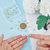 HOBBIESAY 60pcs 3 colors Alloy Cabochons MRMJ-HY0001-03-4