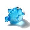 Marine Series Transparent Resin Pendants RESI-E031-02P-11-2