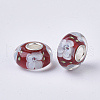 Handmade Lampwork European Beads X-LAMP-S193-004D-2