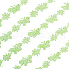 20 Yards Malan Flower and Butterfly Polyester Lace Trim OCOR-TAC0016-18B-10