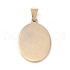 PVD Vacuum Plating 304 Stainless Steel Pendants STAS-A053-21G-2