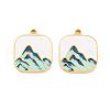 Ion Plating(IP) 304 Stainless Steel Pendants STAS-O007-04G-1