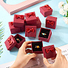 Square Cardboard Paper Ring Gift Storage Boxes CON-TAC0001-17G-6