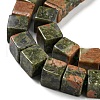 Natural Unakite Beads Strands G-Q1008-B18-3