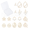 SUNNYCLUE 16Pcs 8 Style Alloy Pendants PALLOY-SC0003-65LG-1