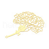 Brass Filigree Big Pendants KKC-T003-32G-2