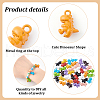   40Pcs 10 Colors Alloy Pendants FIND-PH0021-28-4