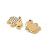 304 Stainless Steel Rhinestone Pendants STAS-Z122-49G-2