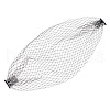 Nylon Fascinator Mesh Face Veil OHAR-WH0034-10B-1