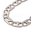 Tarnish Resistant 201 Stainless Steel Mariner Link Chain Bracelets BJEW-B078-55P-2