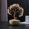 Natural Yellow Quartz Sculpture Display Decorations PW-WGC5352-05-1