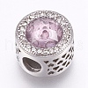 304 Stainless Steel European Beads X-STAS-O097-126B-1