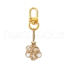 Ring 304 Stainless Steel Macrame Chain Pouch Empty Stone Holder Pendant Decoration HJEW-JM02088-1