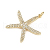 Brass Micro Pave Cubic Zirconia Pendants KK-R230-02G-2