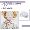 Transparent PVC BDJ Doll Head Cover Face DIY-WH0430-087-6