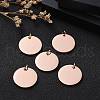 Ion Plating(IP) 304 Stainless Steel Pendants STAS-I311-32G-RG-7