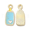 Alloy Enamel Pendants ENAM-D046-41G-01-1