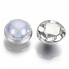 ABS Plastic Imitation Pearl Sewing Buttons BUTT-S005-8mm-03S-2