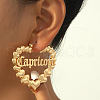 Alloy Hoop Earrings WG15DC6-05-2