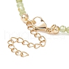Brass Clover Pendant Necklace NJEW-JN04325-01-4