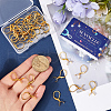SUNNYCLUE 40Pcs 304 Stainless Steel Leverback Earring Findings STAS-SC0009-31G-3