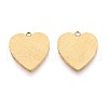 304 Stainless Steel Pendants STAS-N109-168G-1