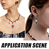 SUNNYCLUE 24Pcs 6 Styles Alloy Enamel Pendants ENAM-SC0005-05-5