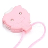 Smiling Face Mini Plastic Knitting Row Counter Pendant PW-WG8998C-01-5