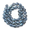 Electroplate Glass Beads Strands EGLA-L045-H-FR01-2