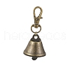 Iron Bell Pendant Decorations HJEW-JM02426-1