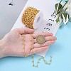 Handmade Brass Beaded Chains CHC-I029-07G-7