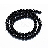 Natural Black Tourmaline Beads Strands G-G927-46-4