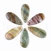 Natural Amazonite Pendants G-T111-08-2