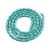 Opaque Solid Color Glass Beads Strands GLAA-N052-02-A09-2