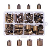   Brass Cord Ends KK-PH0033-01-NF-1