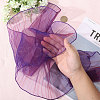 Globleland 10 Yards Organza Pleated Lace Ribbon OCOR-GL0001-12B-3