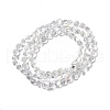 Electroplate Glass Beads Strands EGLA-L038-AB02-3