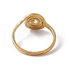 Ion Plating(IP) 201 Stainless Steel Vortex Adjustable Ring for Women X-RJEW-C045-07G-3