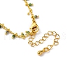 Brass Cable Chain Necklace Making KK-K337-12G-4
