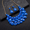 Zinc Alloy Jewelry Sets SJEW-BB33959-C-6