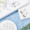 SOFPLATE 80Pcs 304 Stainless Steel Leverback Earring Findings STAS-SP0001-18P-4