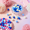 Opaque Acrylic Beads OACR-TAC0014-06G-14